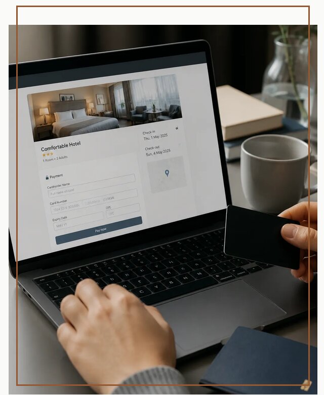 Оплата бронирования Booking в Заволжье по цене от 4583 р. | Гиперактив-Звл